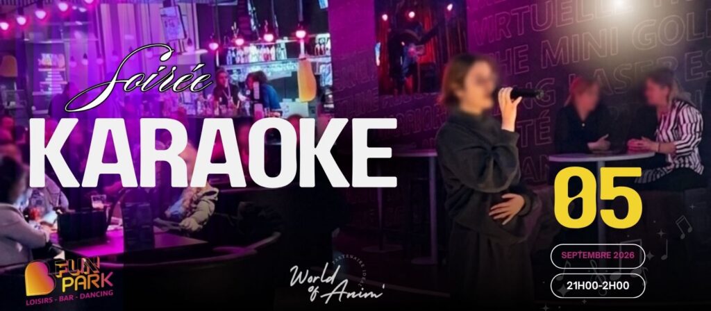 Soirée Karaoké le 05 septembre 2026